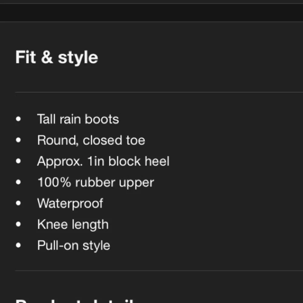 Women River Tall Rain Waterproof Boots Blck size 8 - Picture 9 of 9